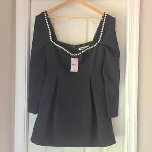 Odd Muse London | The Ultimate Muse Pearl Dress | Black